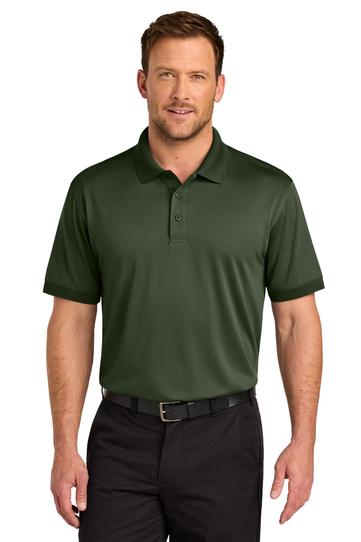 CornerStone Workwear Pro Polo CS450 - Tactical Green - front