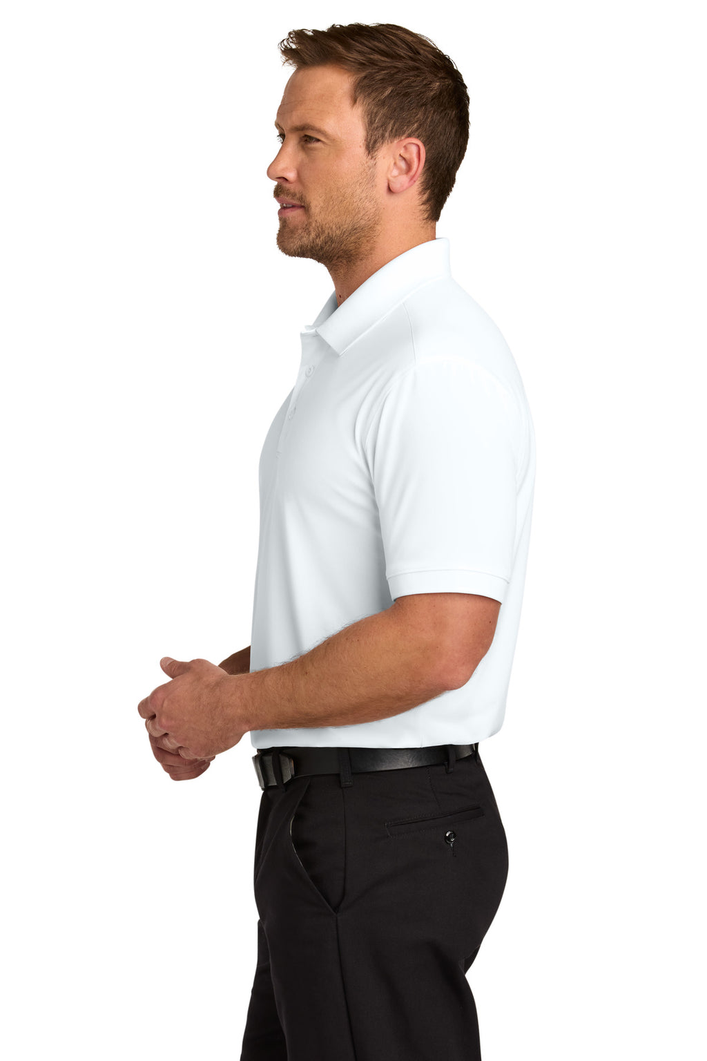 CornerStone Workwear Pro Polo CS450 - White - side