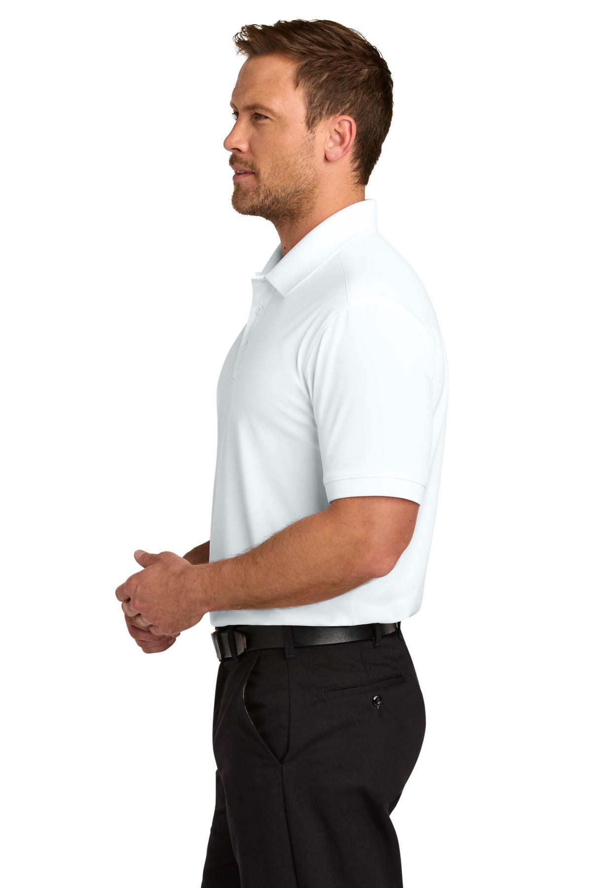 CornerStone Workwear Pro Polo CS450 - White - side