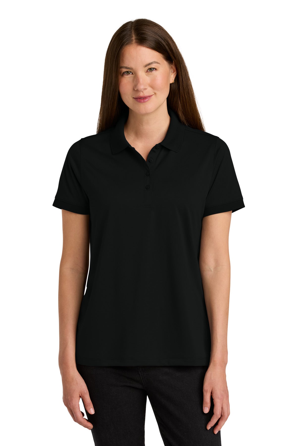 CornerStone Women's Workwear Pro Polo CS451 - Black - front