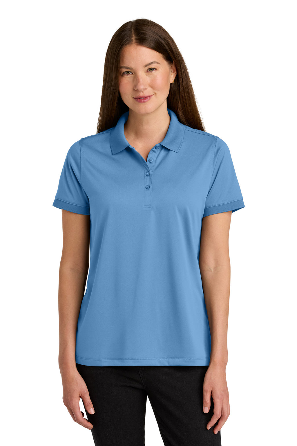CornerStone Women's Workwear Pro Polo CS451 - Carolina Blue - front