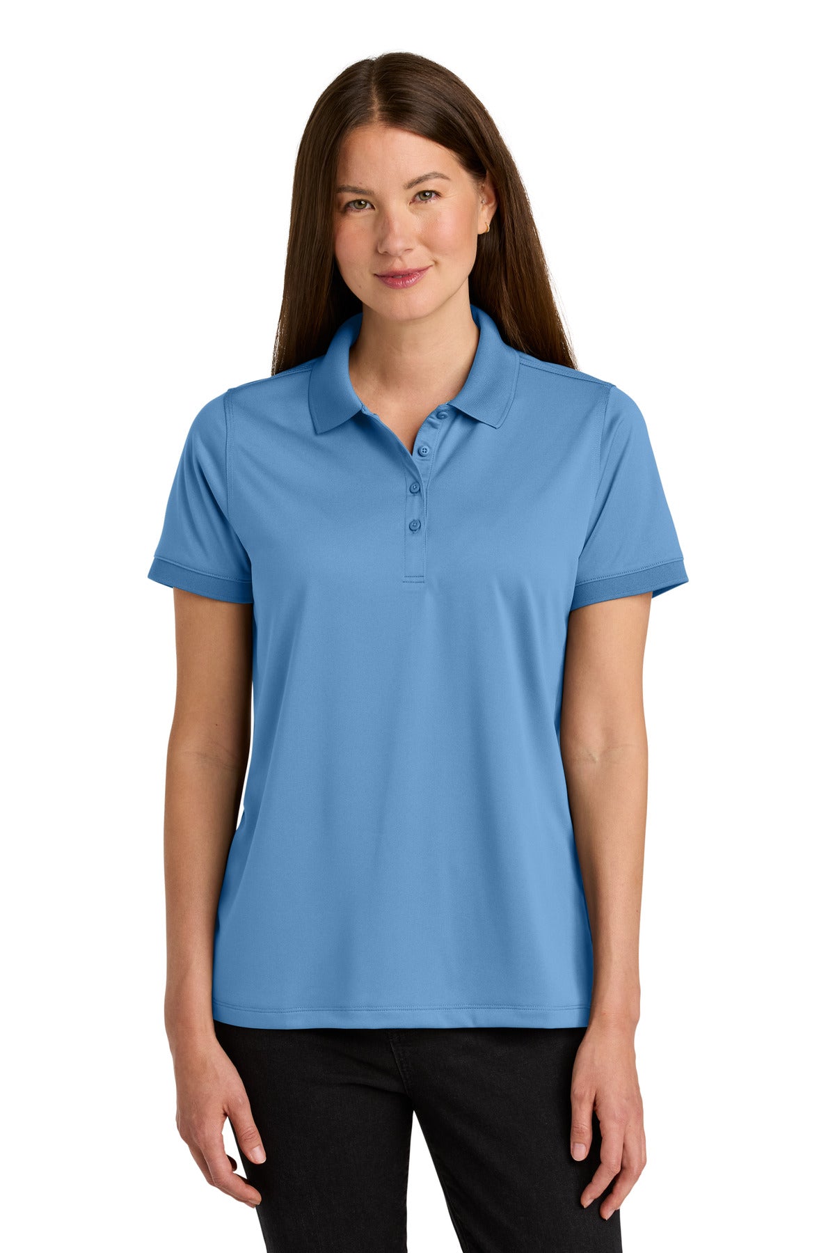 CornerStone Women's Workwear Pro Polo CS451 - Carolina Blue - front