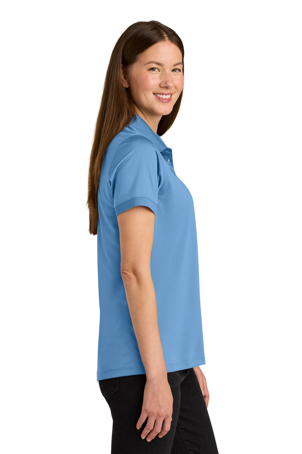 CornerStone Women's Workwear Pro Polo CS451 - Carolina Blue - side