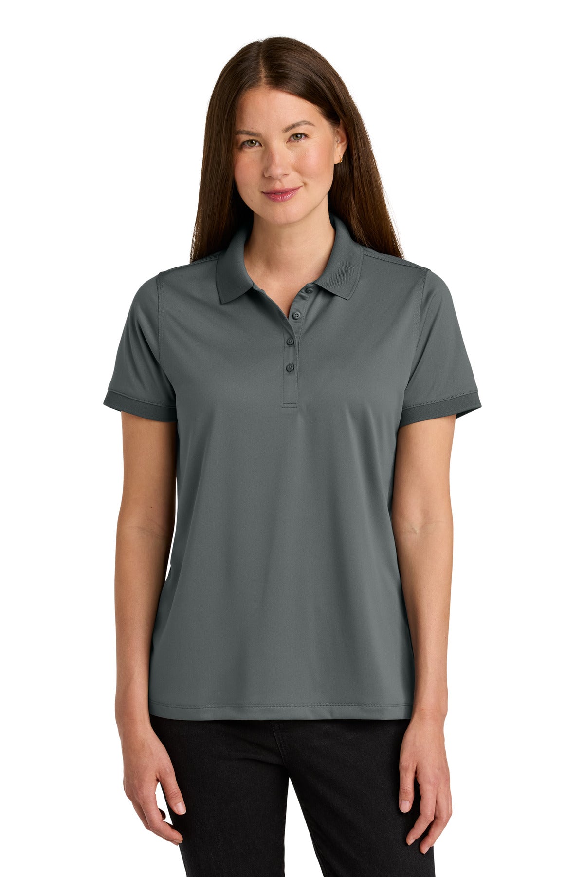 CornerStone Women's Workwear Pro Polo CS451 - Metal Grey - front