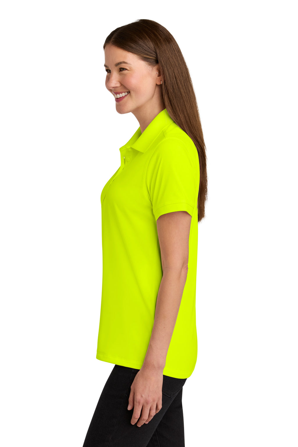 CornerStone Women's Workwear Pro Polo CS451 - Safety Yellow - side