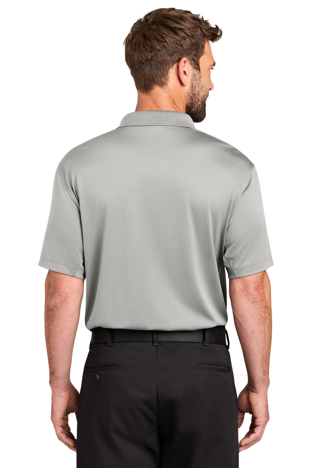 CornerStone Workwear Pro Tactical Polo CS452 - Light Grey - back