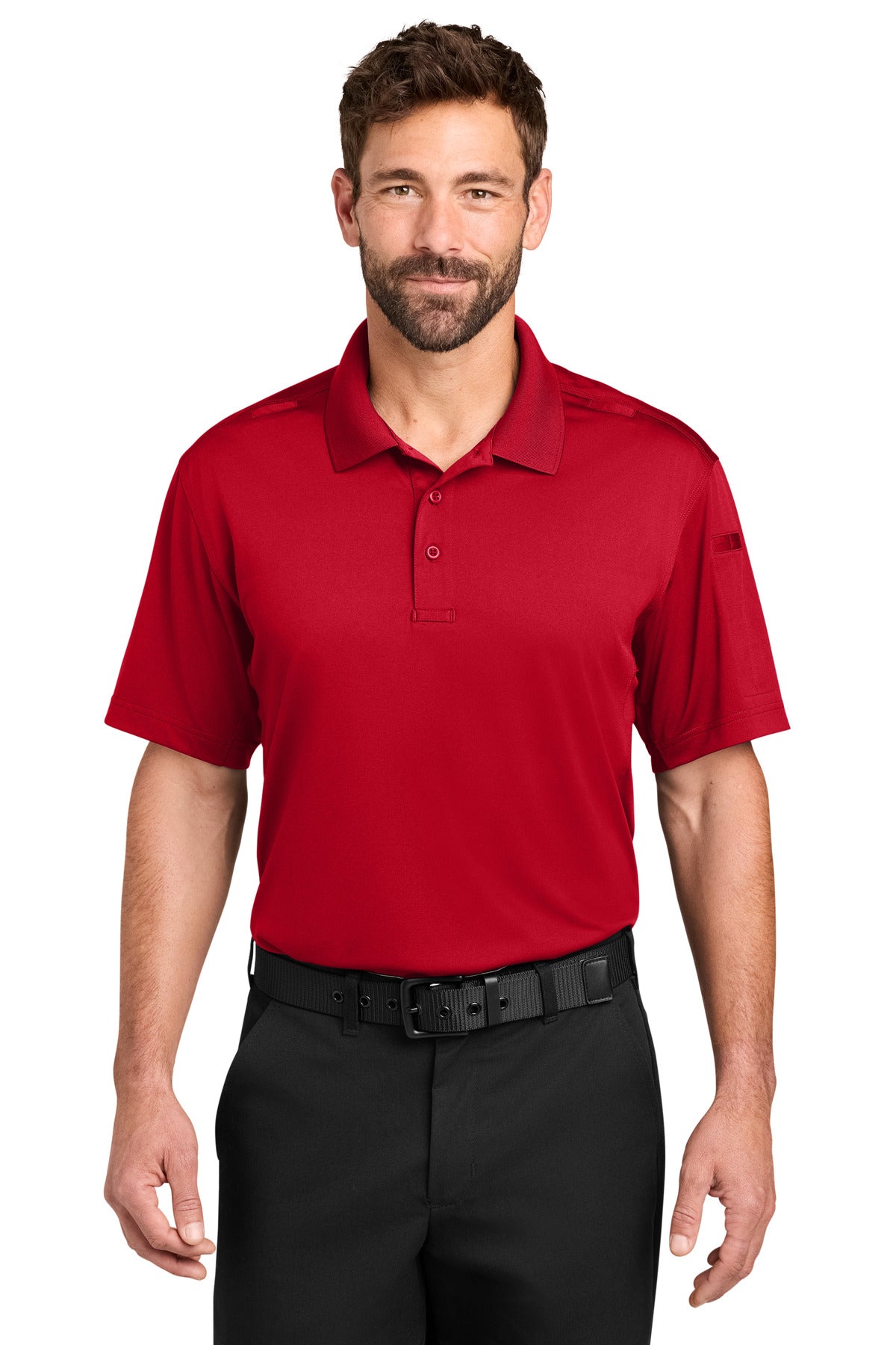CornerStone Workwear Pro Tactical Polo CS452 - Red - front