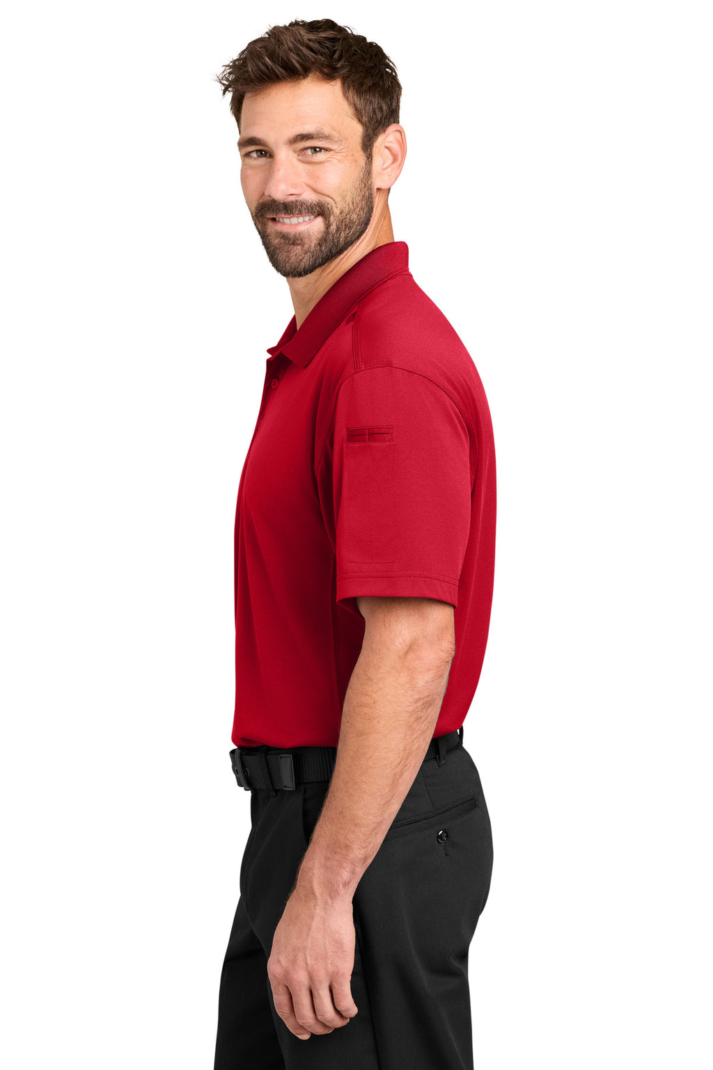 CornerStone Workwear Pro Tactical Polo CS452 - Red - side