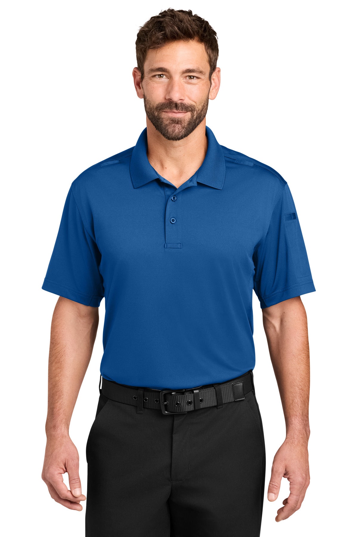 CornerStone Workwear Pro Tactical Polo CS452 - Royal - front
