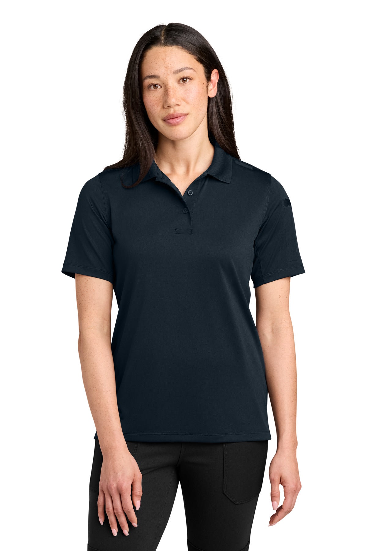 CornerStone Women's Workwear Pro Tactical Polo CS453 - Dark Navy - front