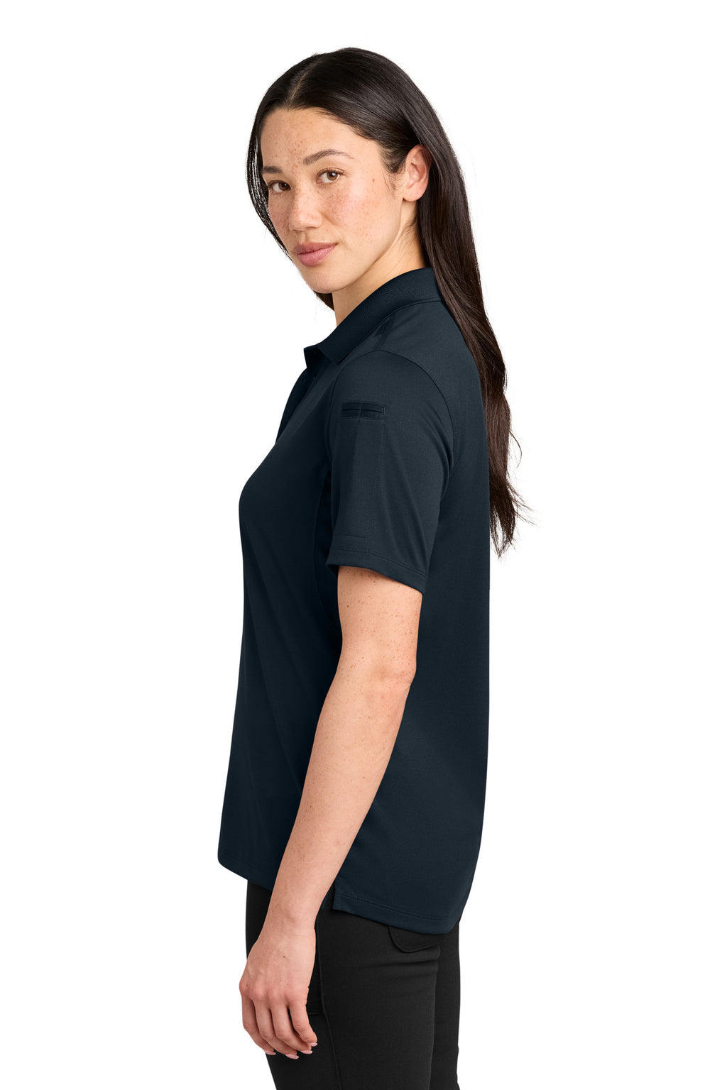 CornerStone Women's Workwear Pro Tactical Polo CS453 - Dark Navy - side