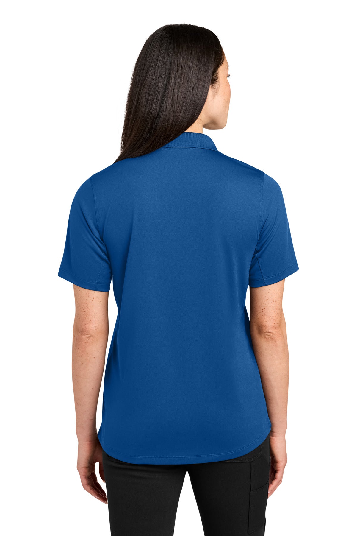 CornerStone Women's Workwear Pro Tactical Polo CS453 - Royal - back