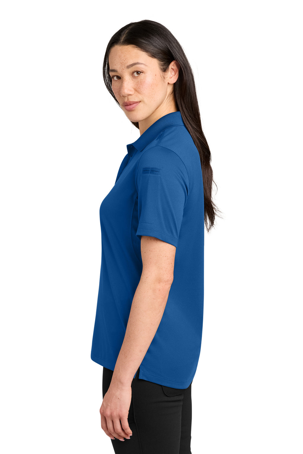 CornerStone Women's Workwear Pro Tactical Polo CS453 - Royal - side