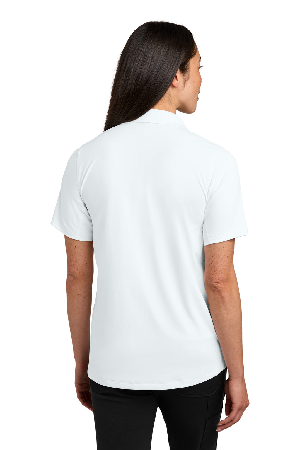CornerStone Women's Workwear Pro Tactical Polo CS453 - White - back