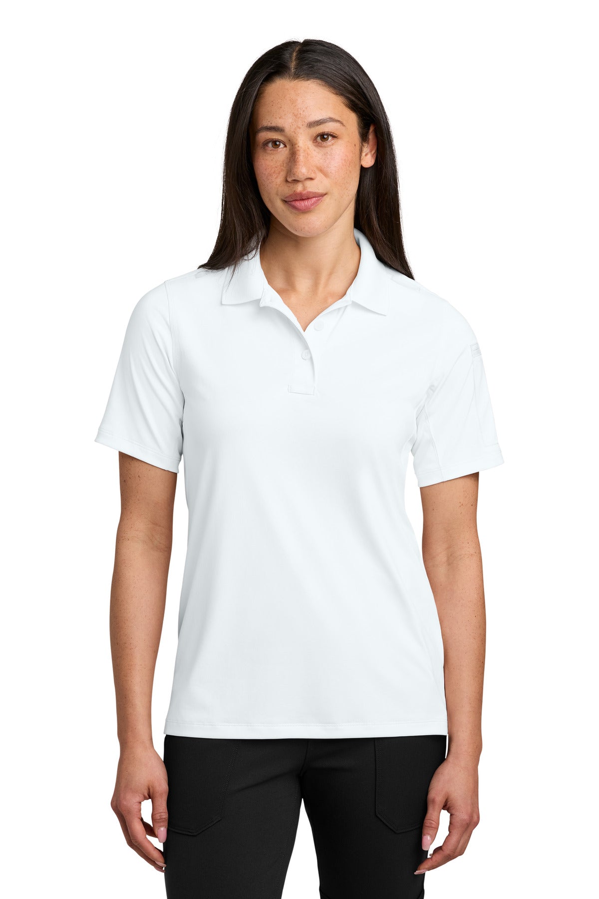 CornerStone Women's Workwear Pro Tactical Polo CS453 - White - front