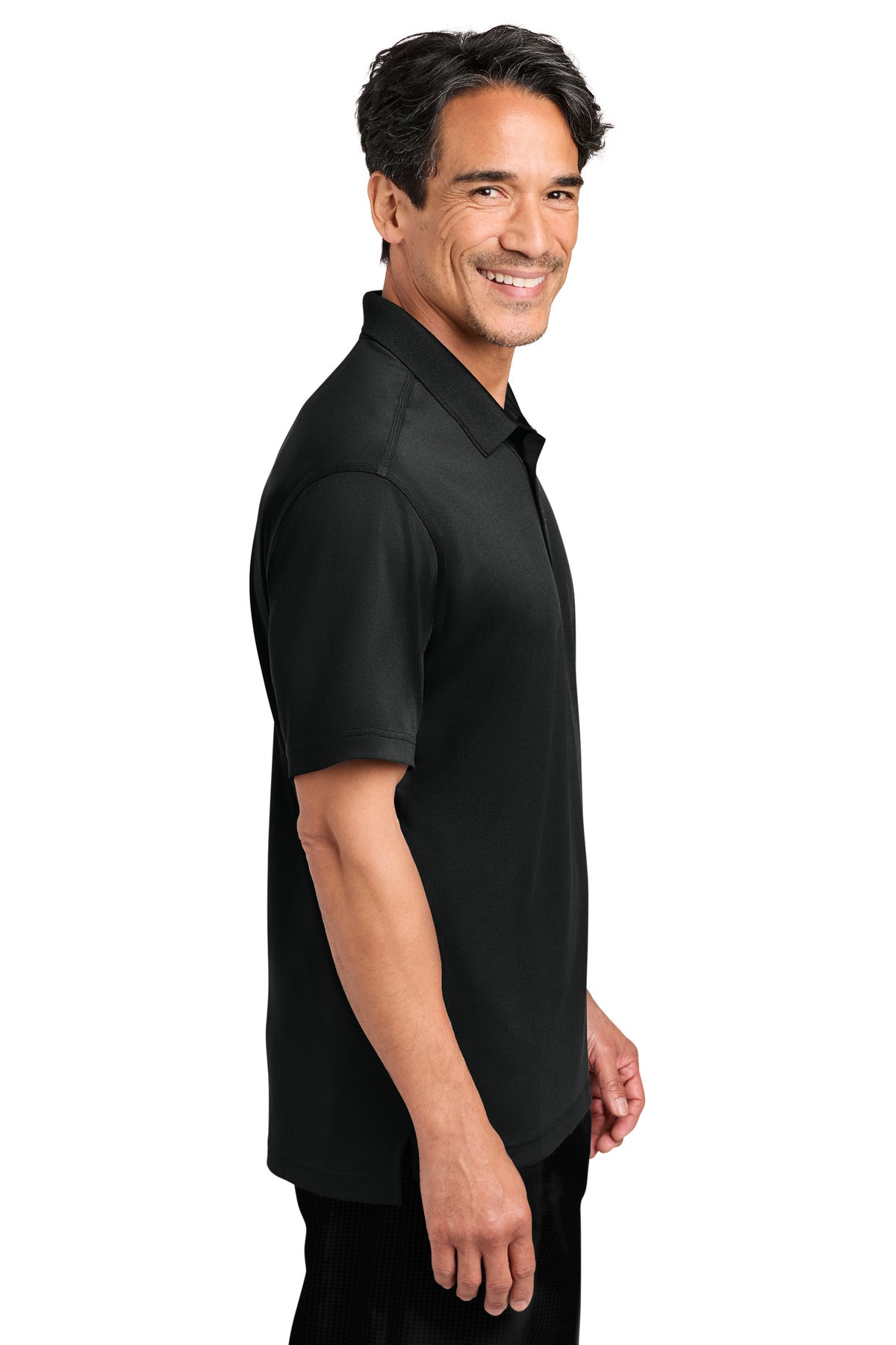 CornerStone Workwear Pro Gripper Polo CS454 - Black - side