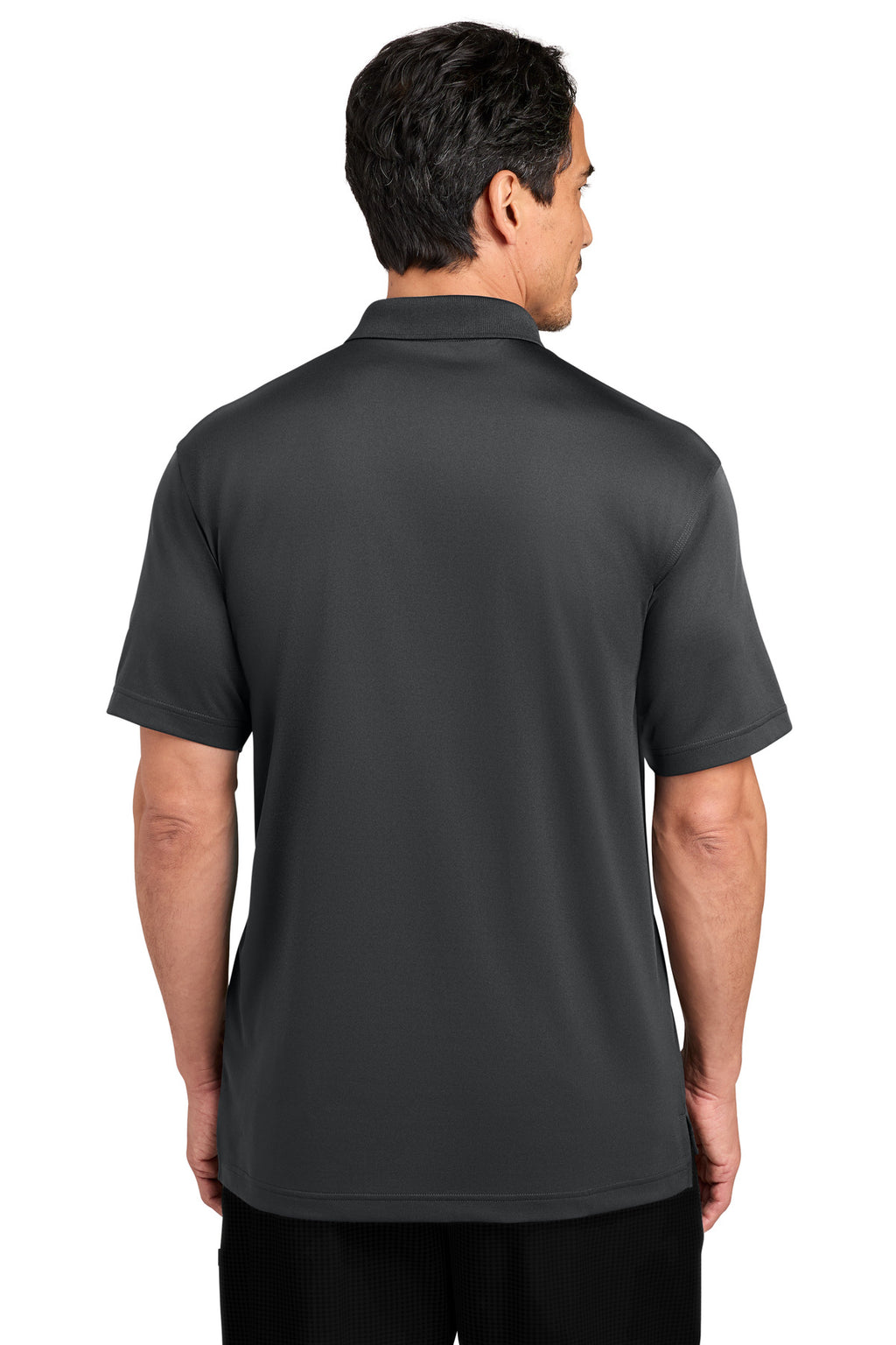 CornerStone Workwear Pro Gripper Polo CS454 - Echo Steel - back