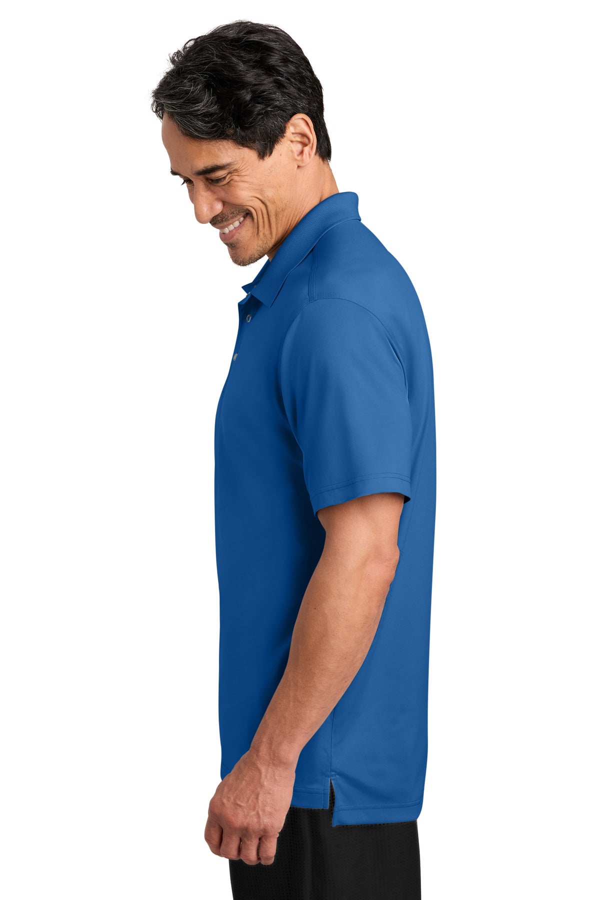 CornerStone Workwear Pro Gripper Polo CS454 - Royal - side