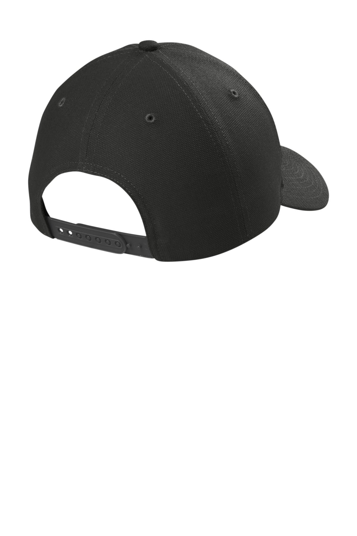 DISCONTINUED CornerStone Canvas Cap. CS810 - Black - back