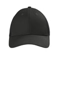CornerStone Canvas Mesh Back Cap. CS811 - Black - front