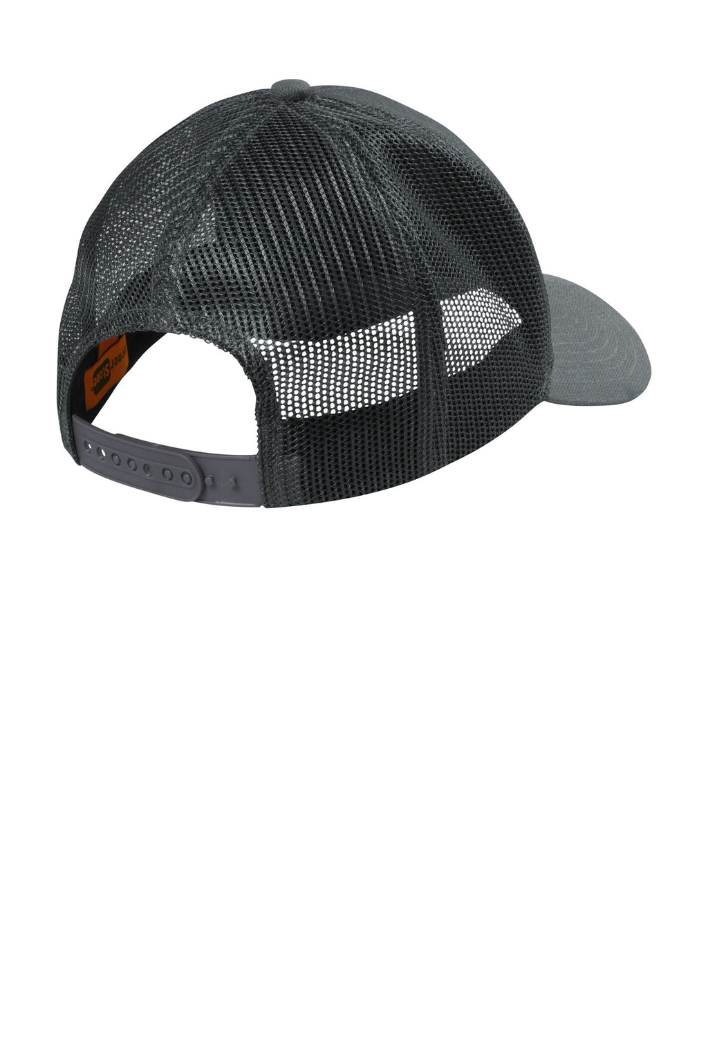 CornerStone Canvas Mesh Back Cap. CS811 - Charcoal - back