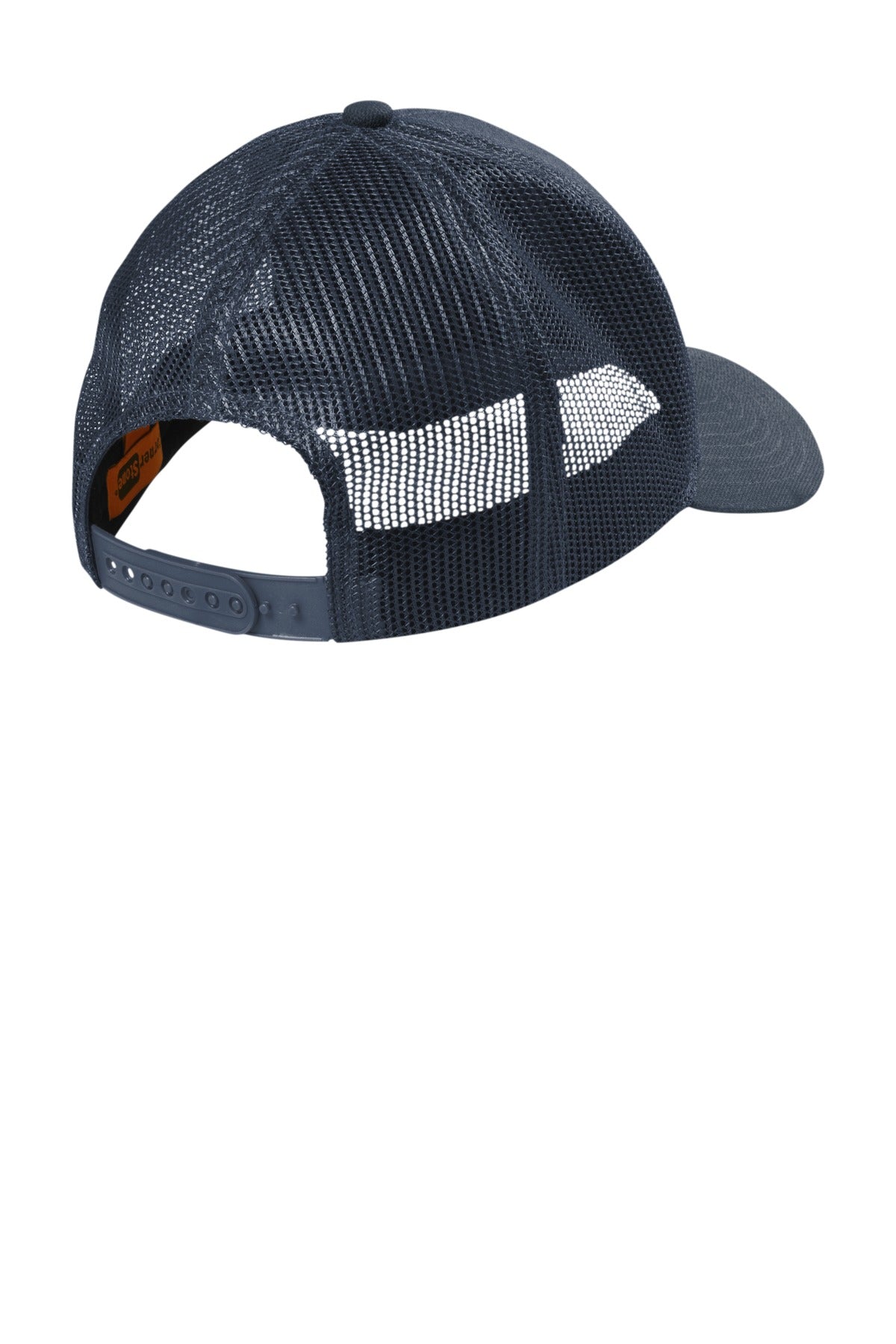 CornerStone Canvas Mesh Back Cap. CS811 - Navy Blue - back