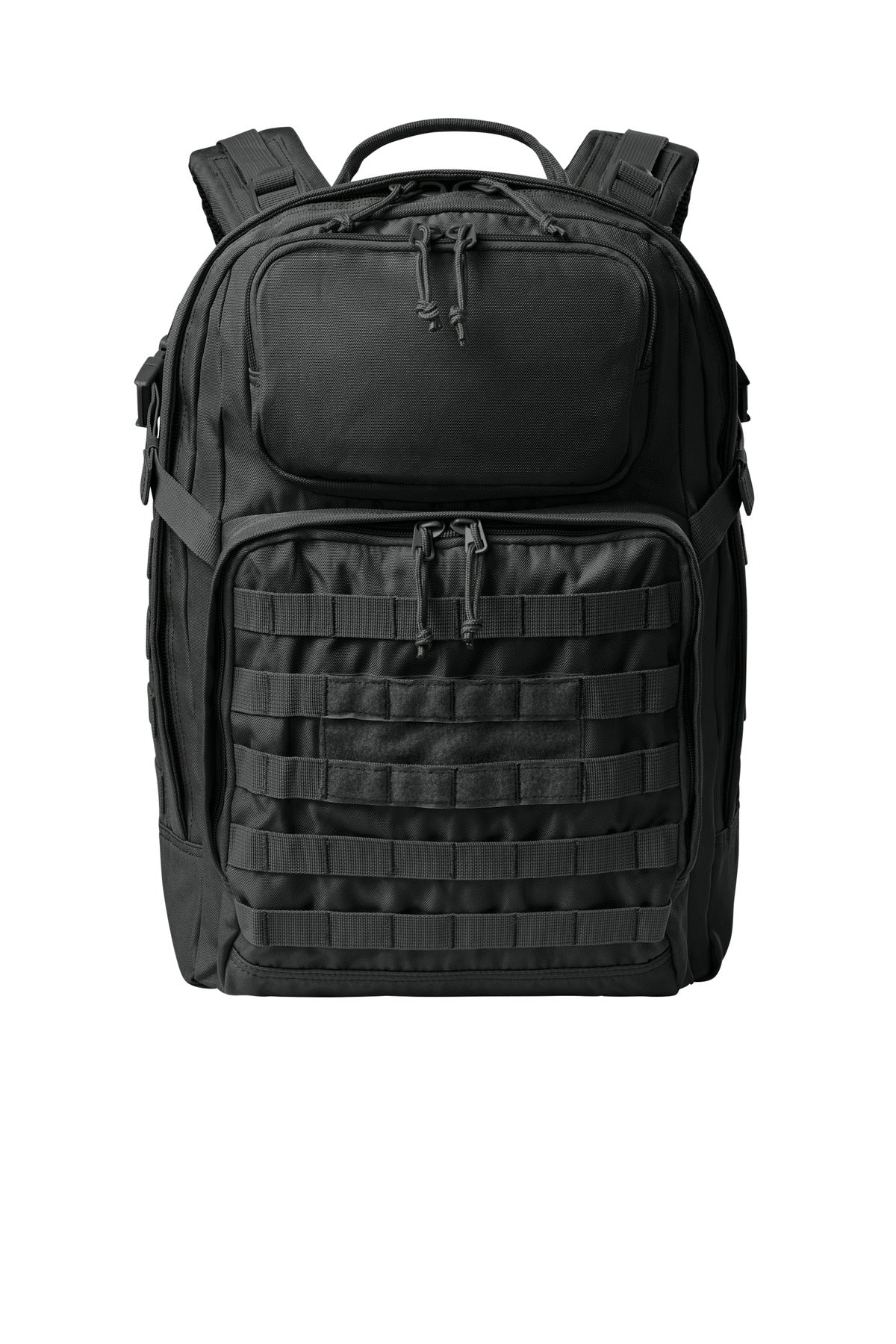 CornerStone Large Tactical Backpack CSB206 - Black - front