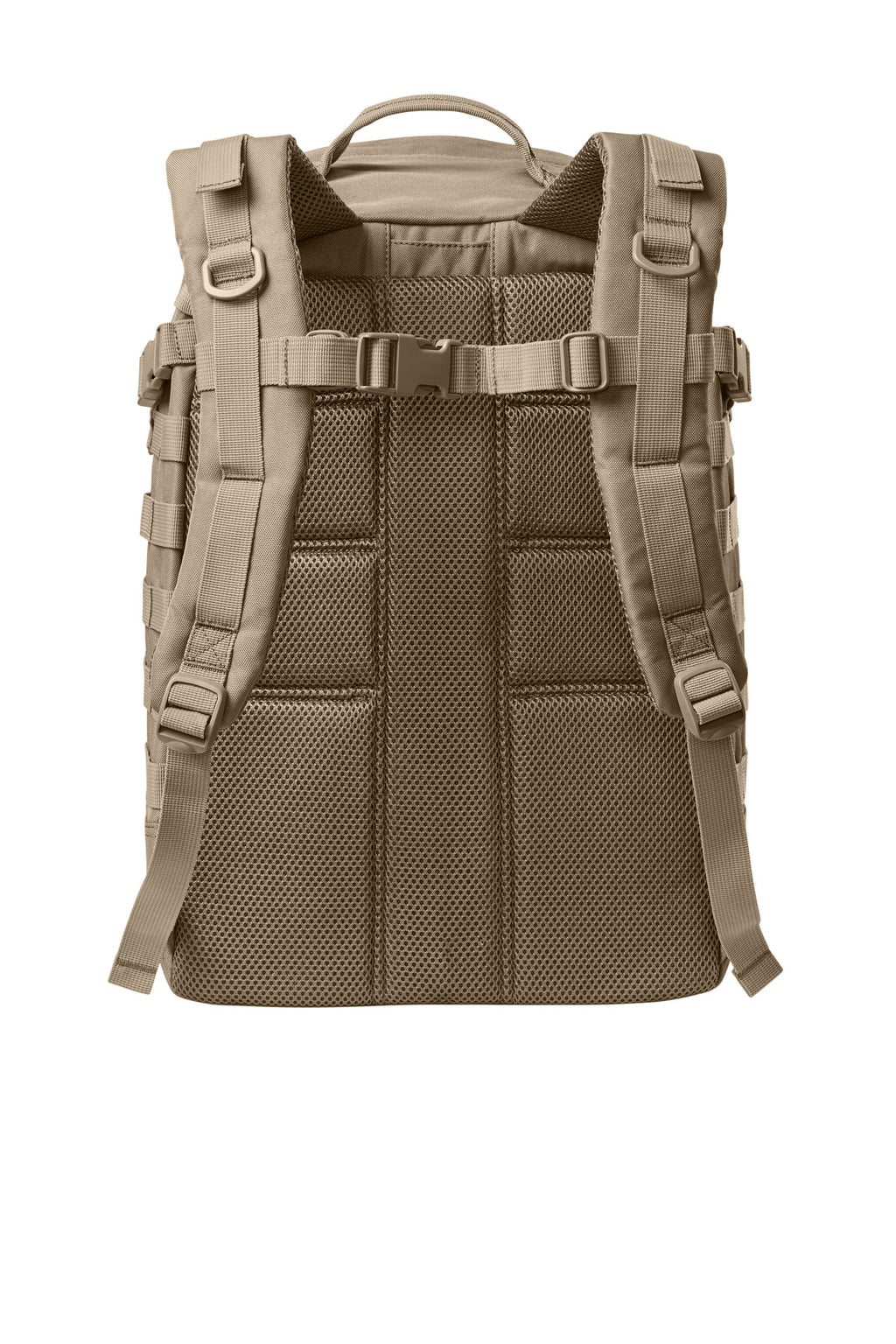 CornerStone Large Tactical Backpack CSB206 - Coyote Brown - back