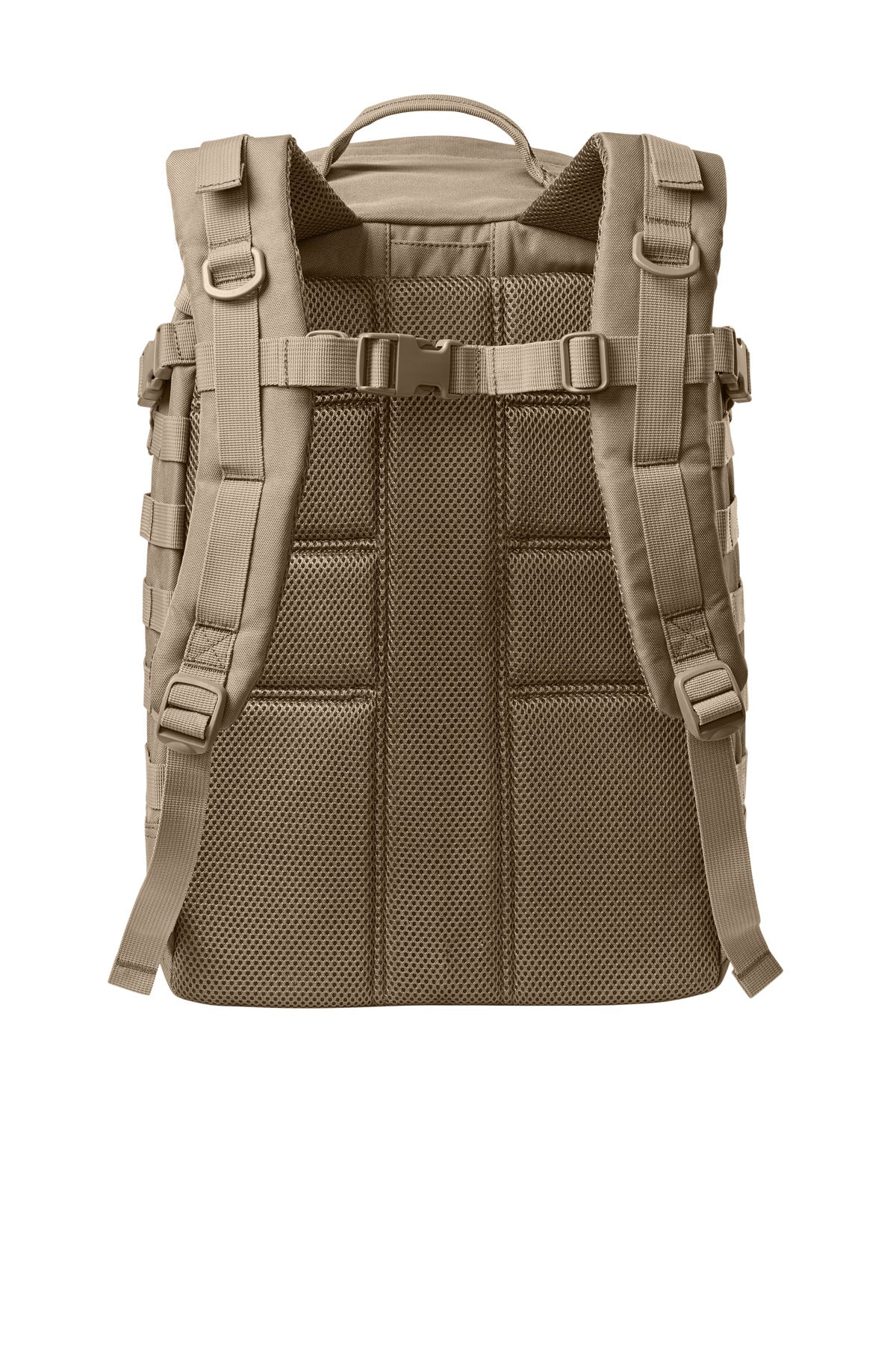 CornerStone Large Tactical Backpack CSB206 - Coyote Brown - back