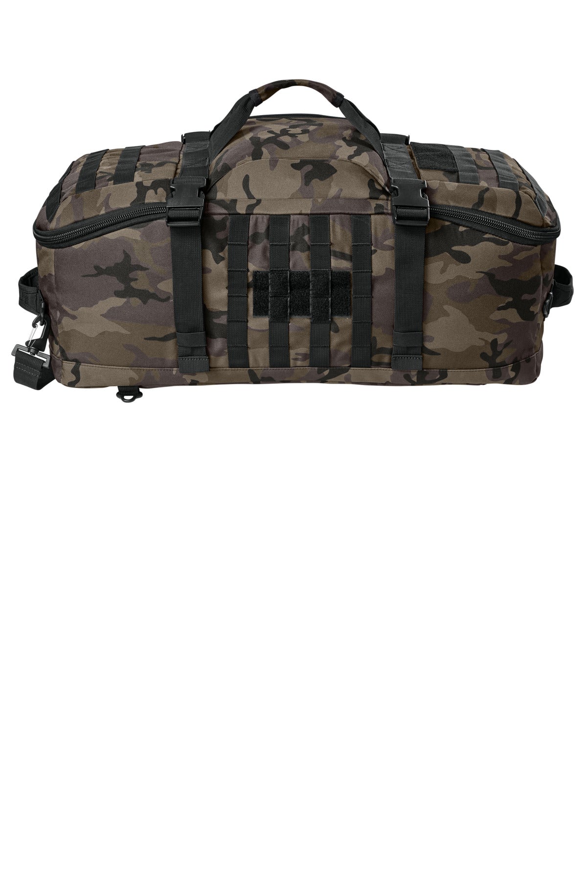 CornerStone Tactical Barrel Duffel CSB817 - Black Ink Camo - back