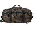 CornerStone Tactical Barrel Duffel CSB817 - Black Ink Camo - front