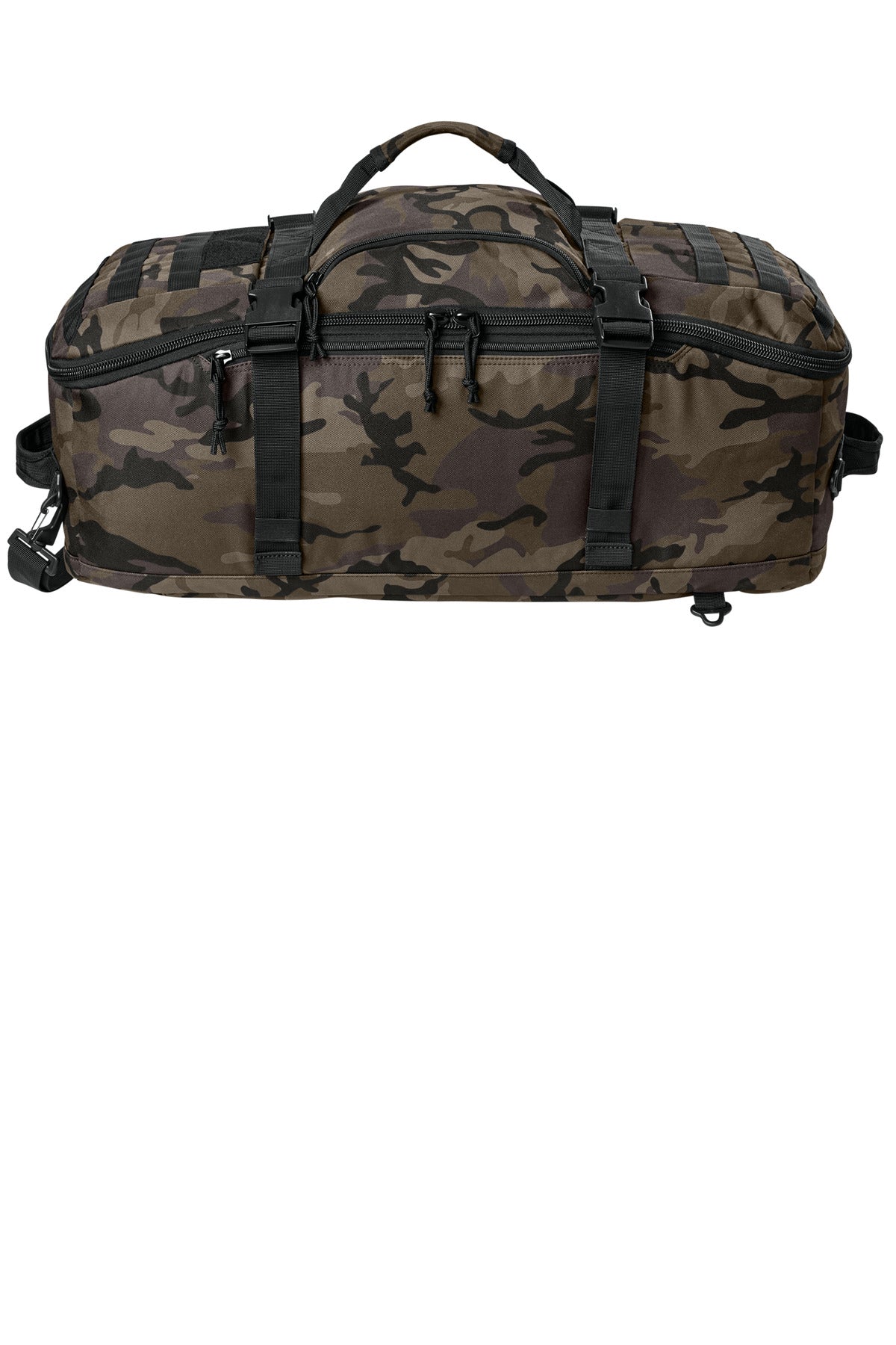 CornerStone Tactical Barrel Duffel CSB817 - Black Ink Camo - front