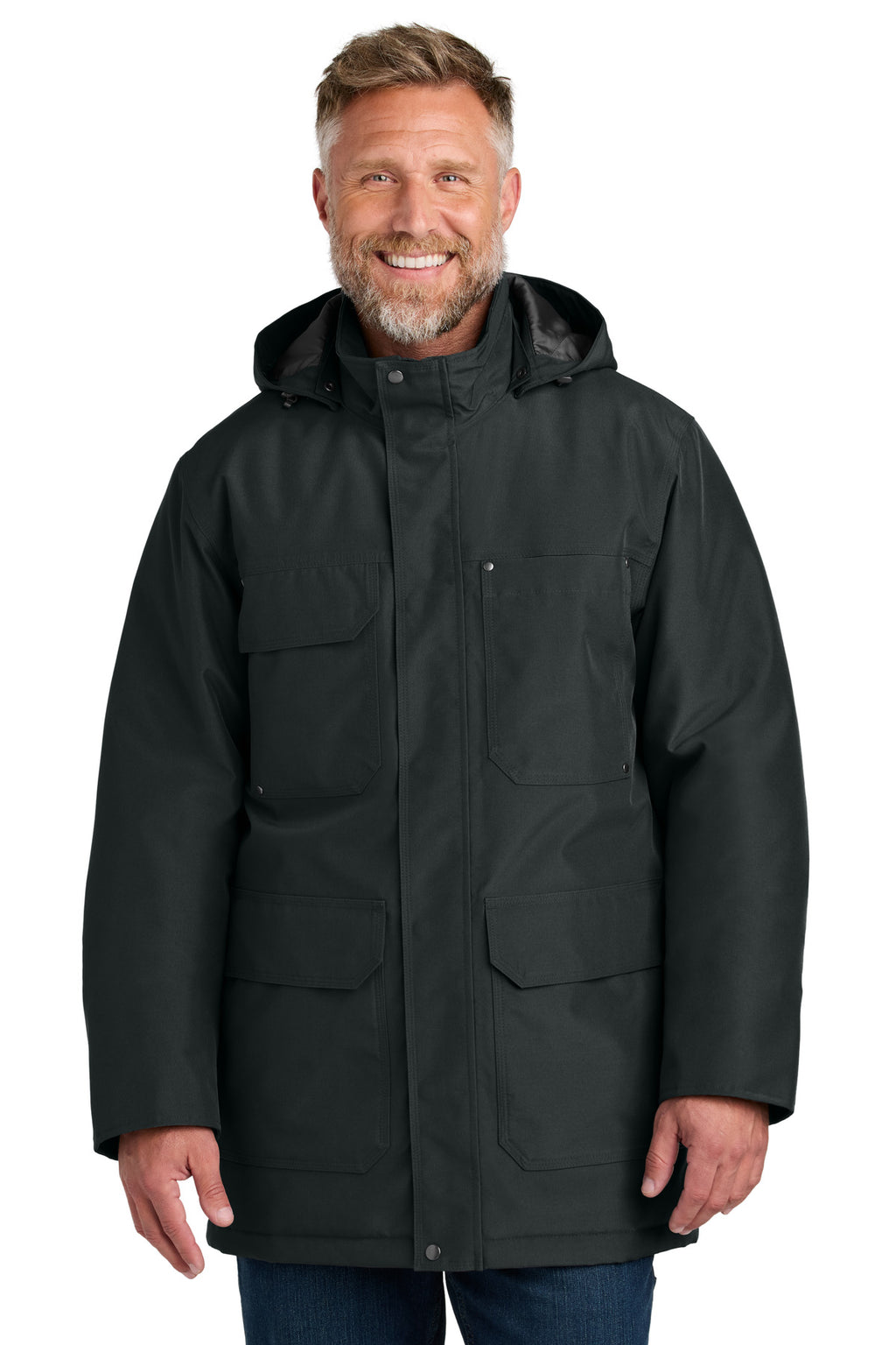 CornerStone Elements Insulated Parka CSJ10 - Black - front