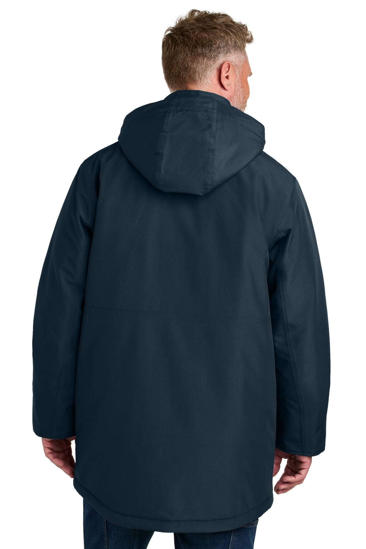 CornerStone Elements Insulated Parka CSJ10 - Navy - back