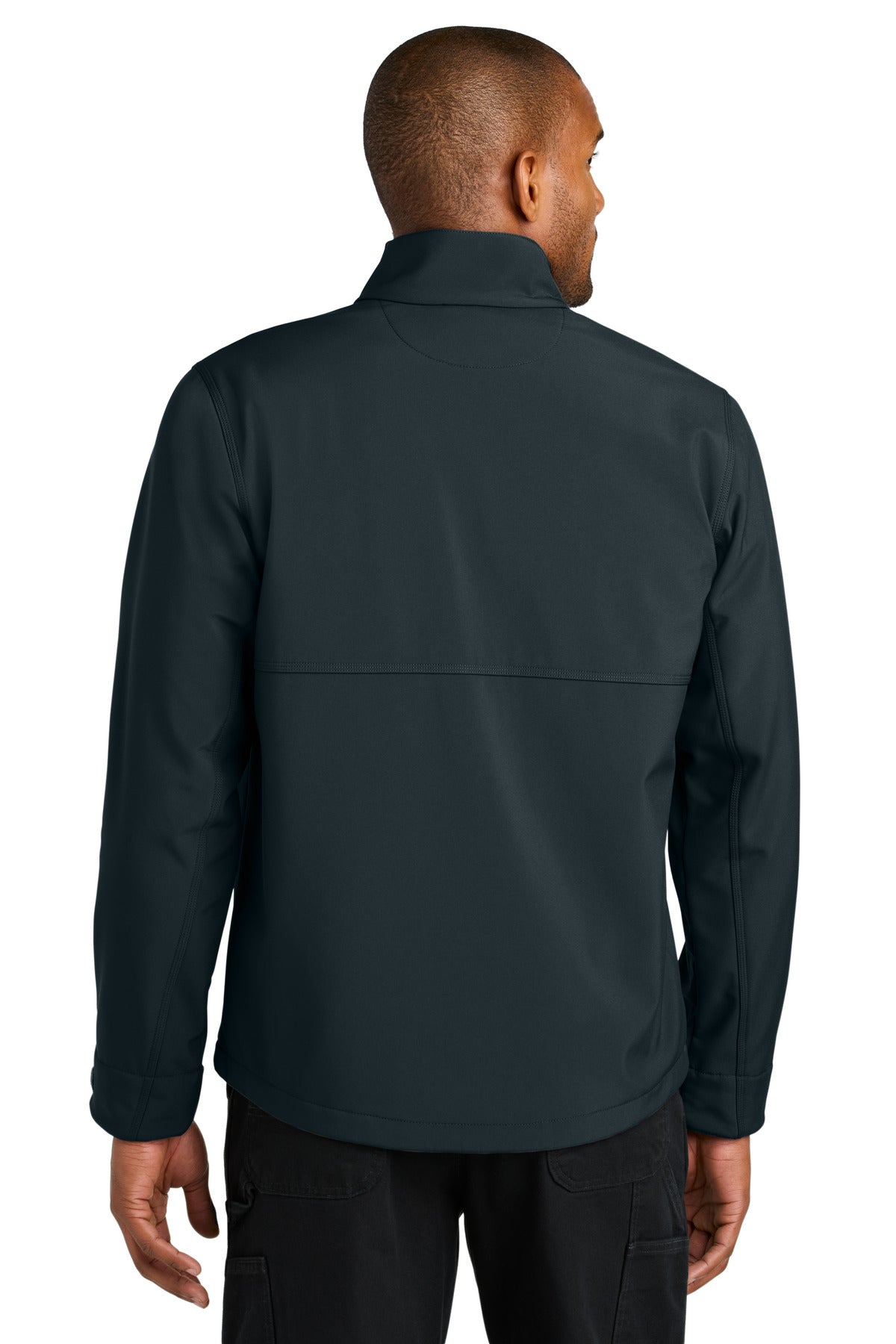 CornerStone Workwear Soft Shell CSJ70 - Navy - back