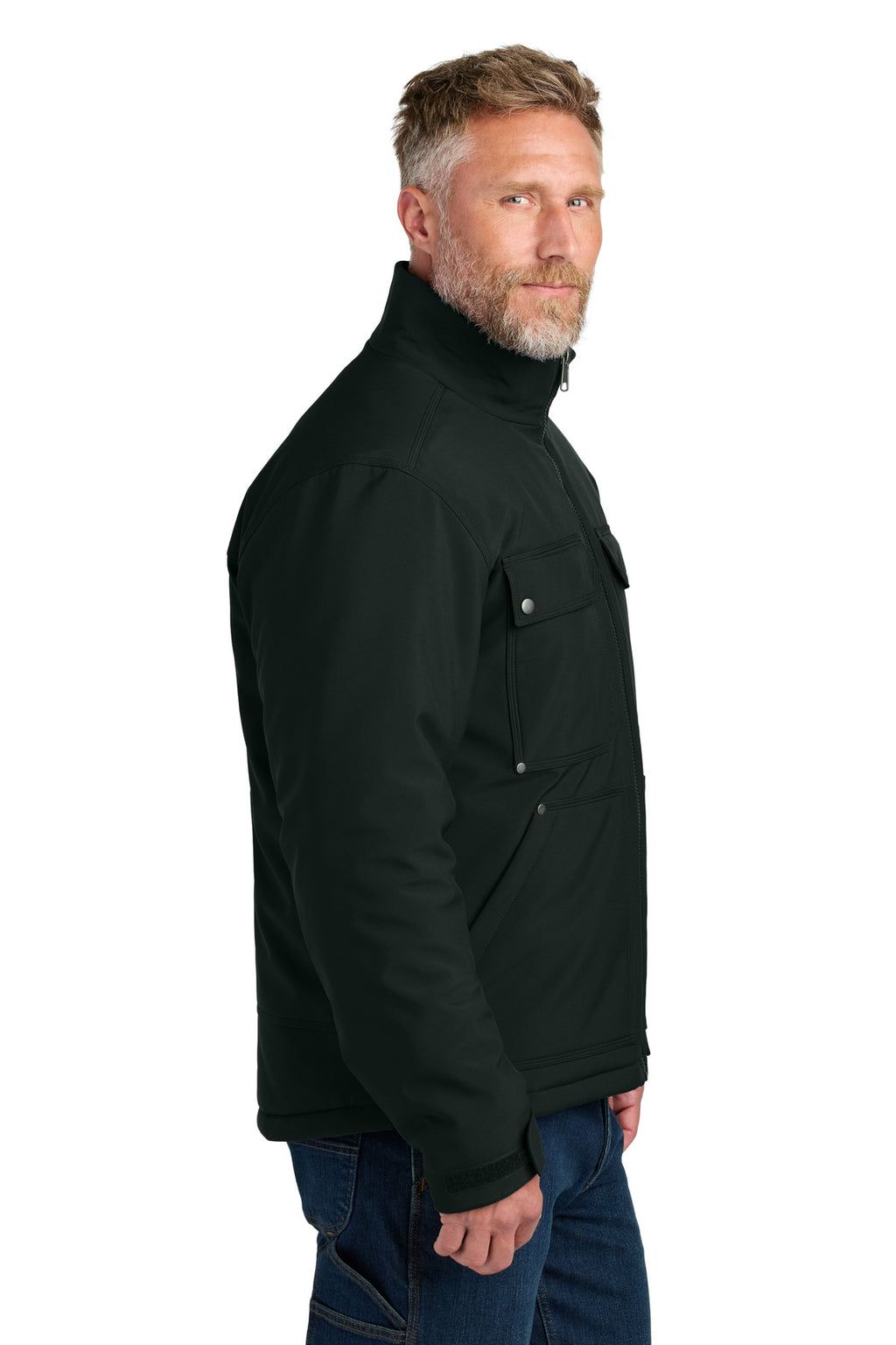 CornerStone Insulated Workwear Soft Shell CSJ75 - Black - side