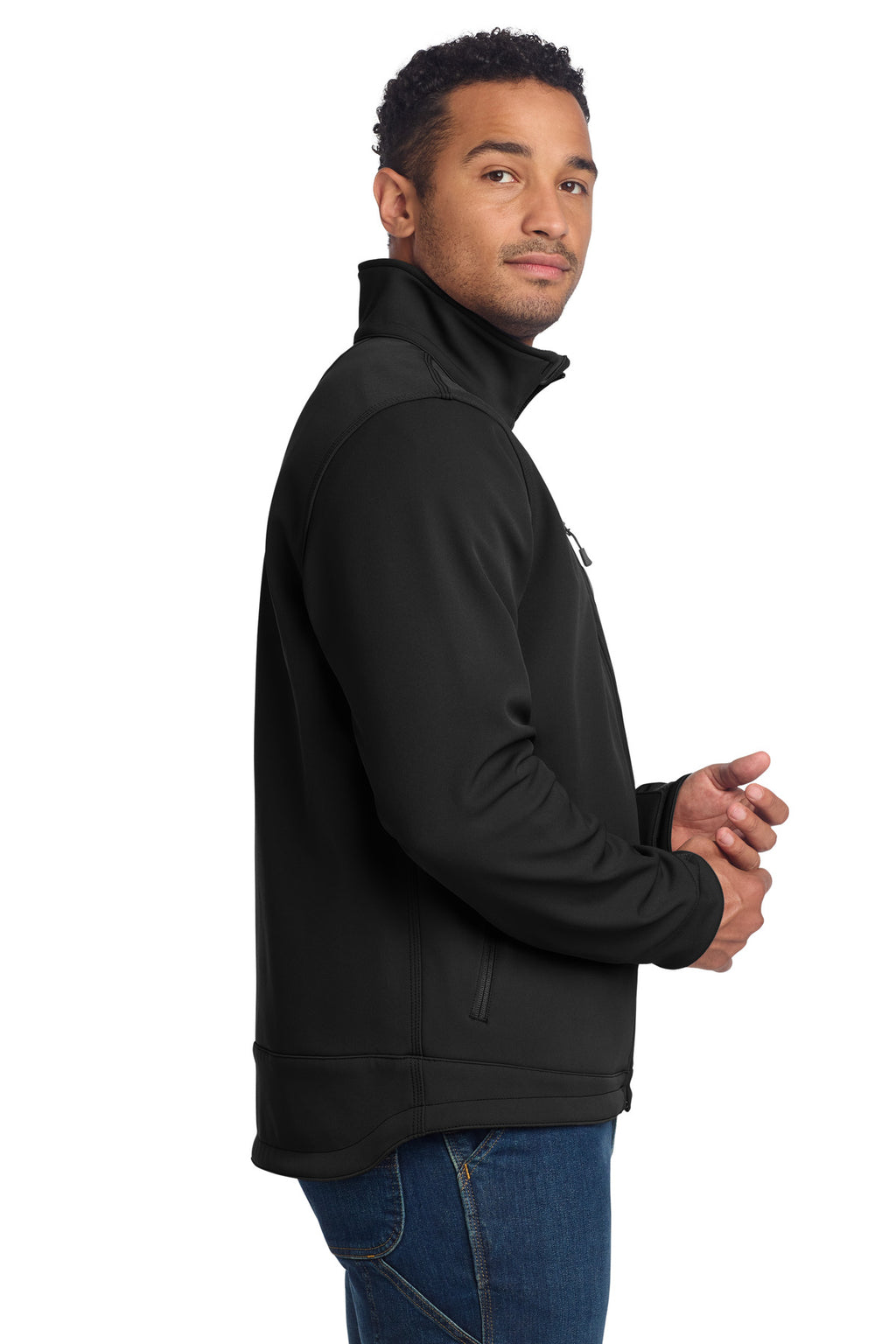 Carhartt Crowley Soft Shell Jacket. CT102199 - Black - side
