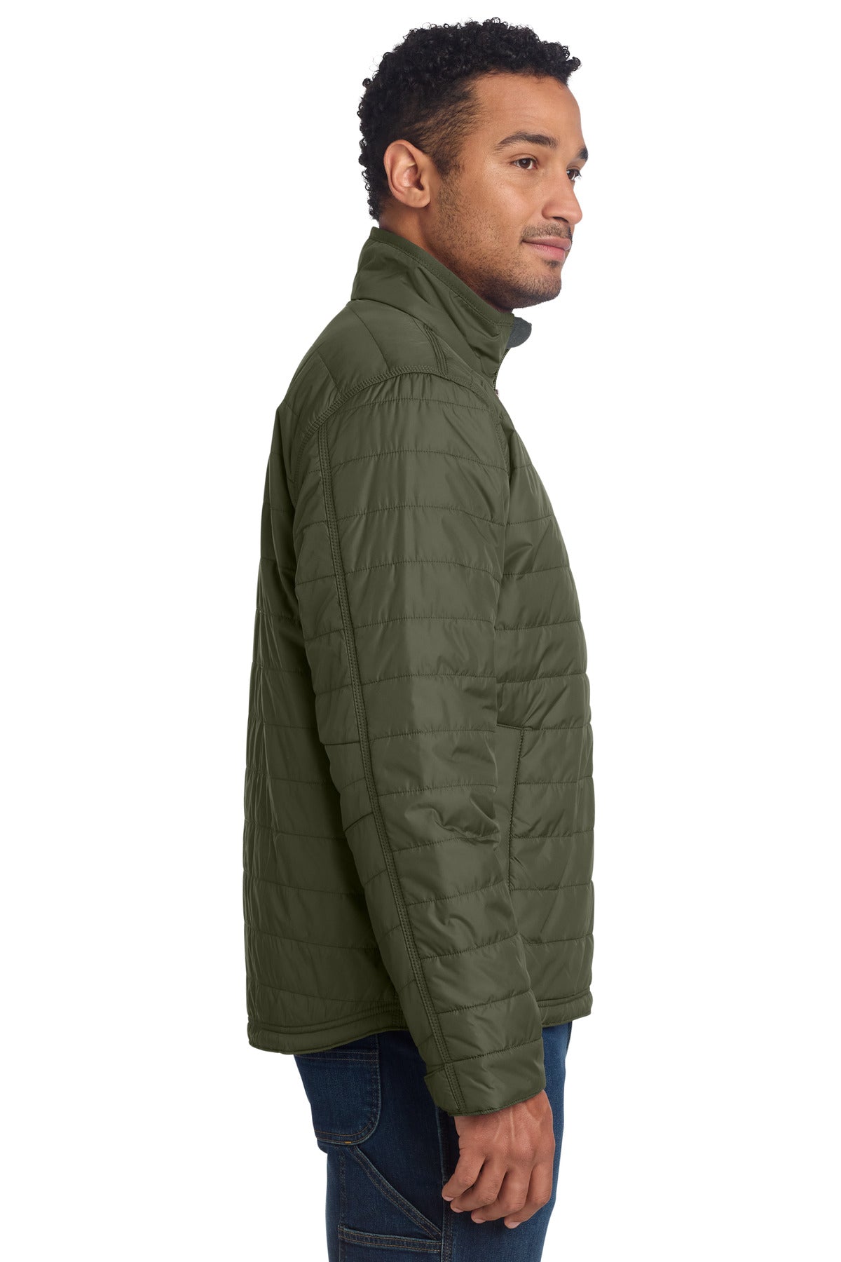 Carhartt Gilliam Jacket. CT102208 - Moss - side