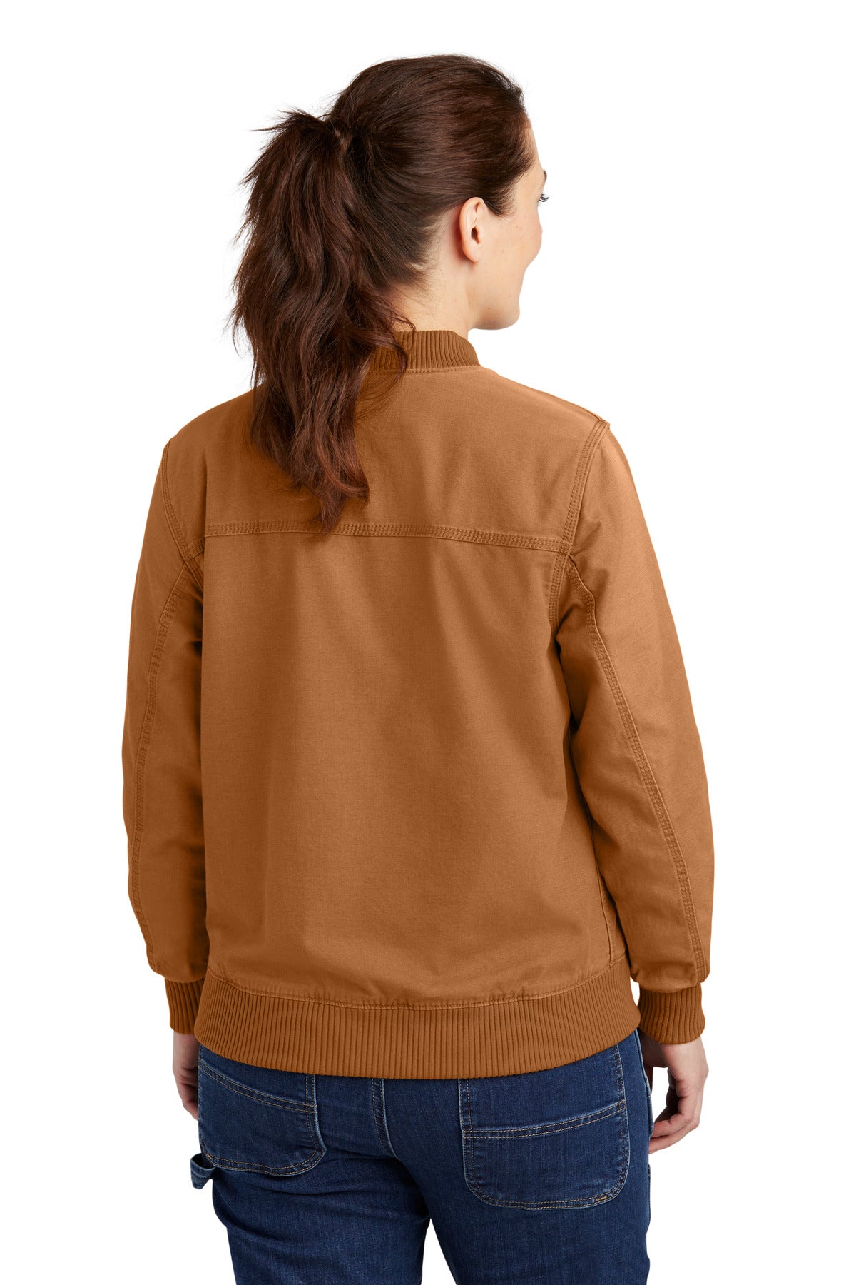 Carhartt Women's Rugged Flex Crawford Jacket CT102524 - Carhartt Brown - back