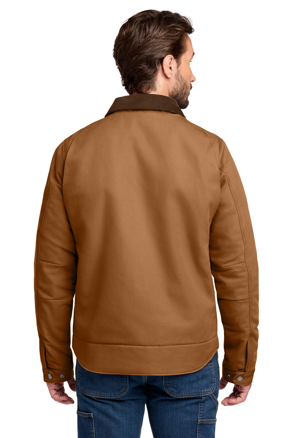 Carhartt Duck Detroit Jacket CT103828 - Carhartt Brown - back