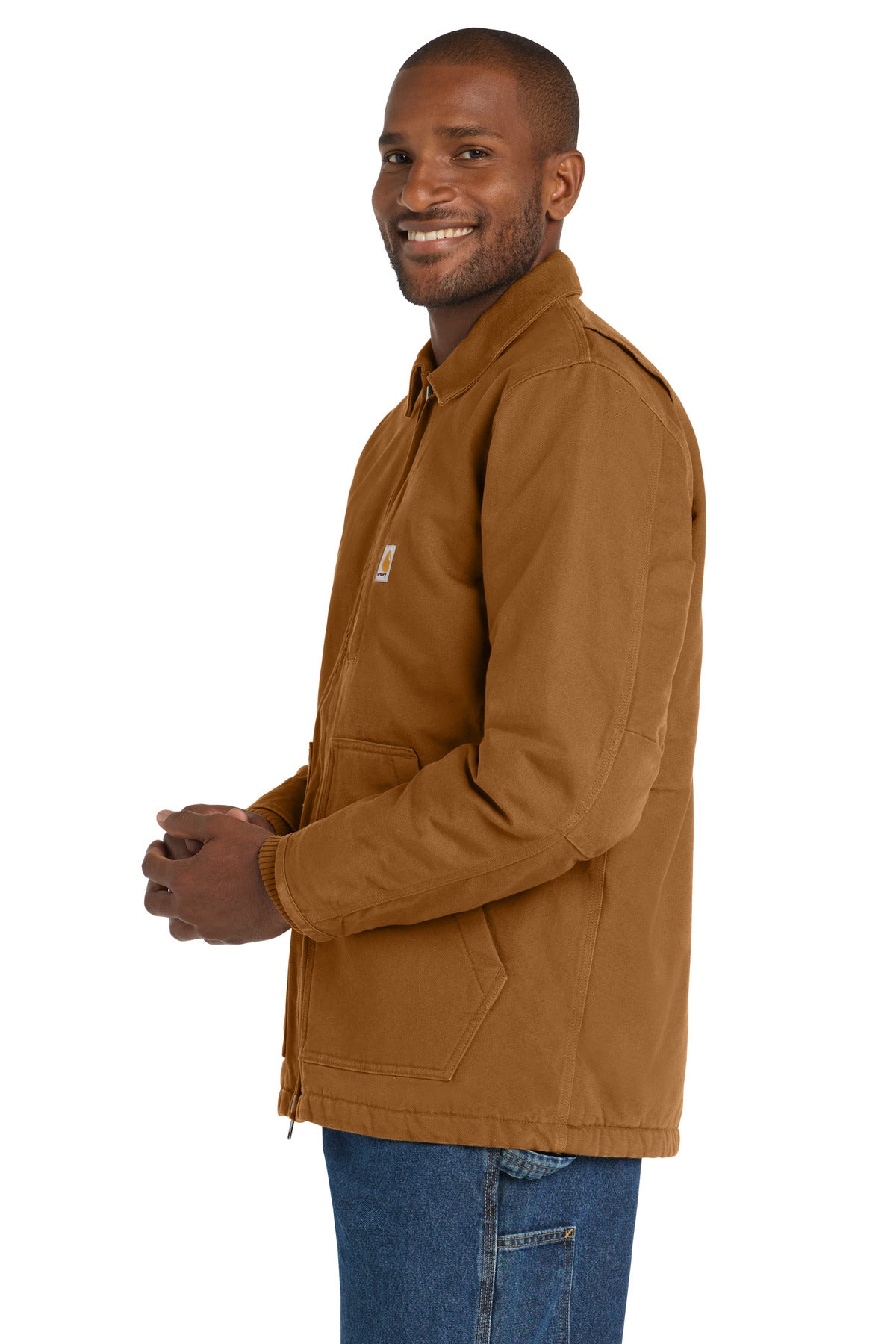 Carhartt Sherpa-Lined Coat CT104293 - Carhartt Brown - side