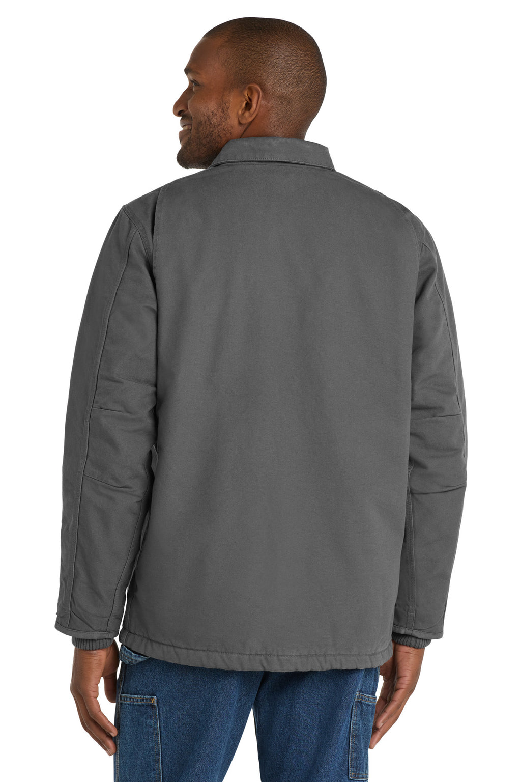 Carhartt Sherpa-Lined Coat CT104293 - Gravel - back