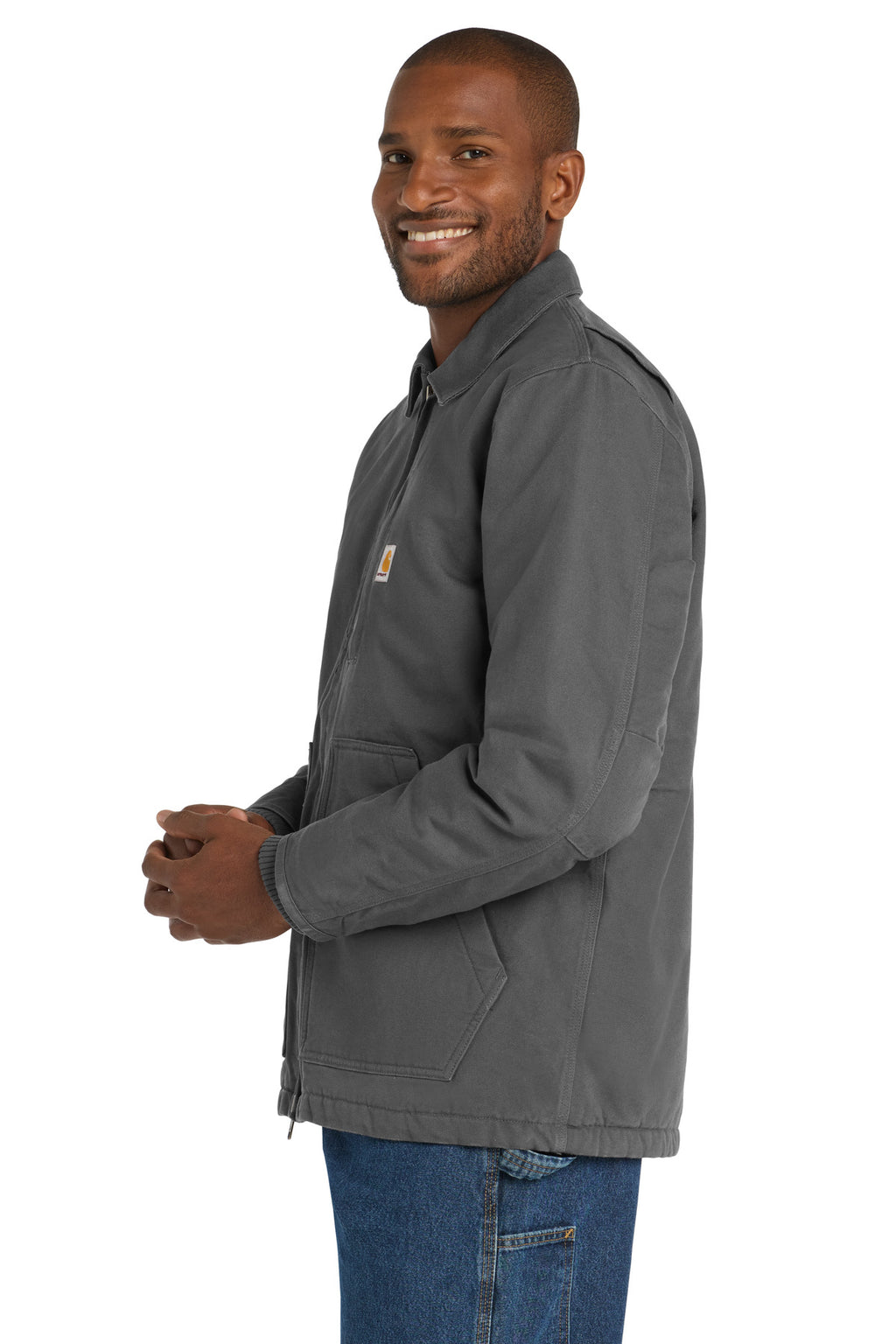 Carhartt Sherpa-Lined Coat CT104293 - Gravel - side