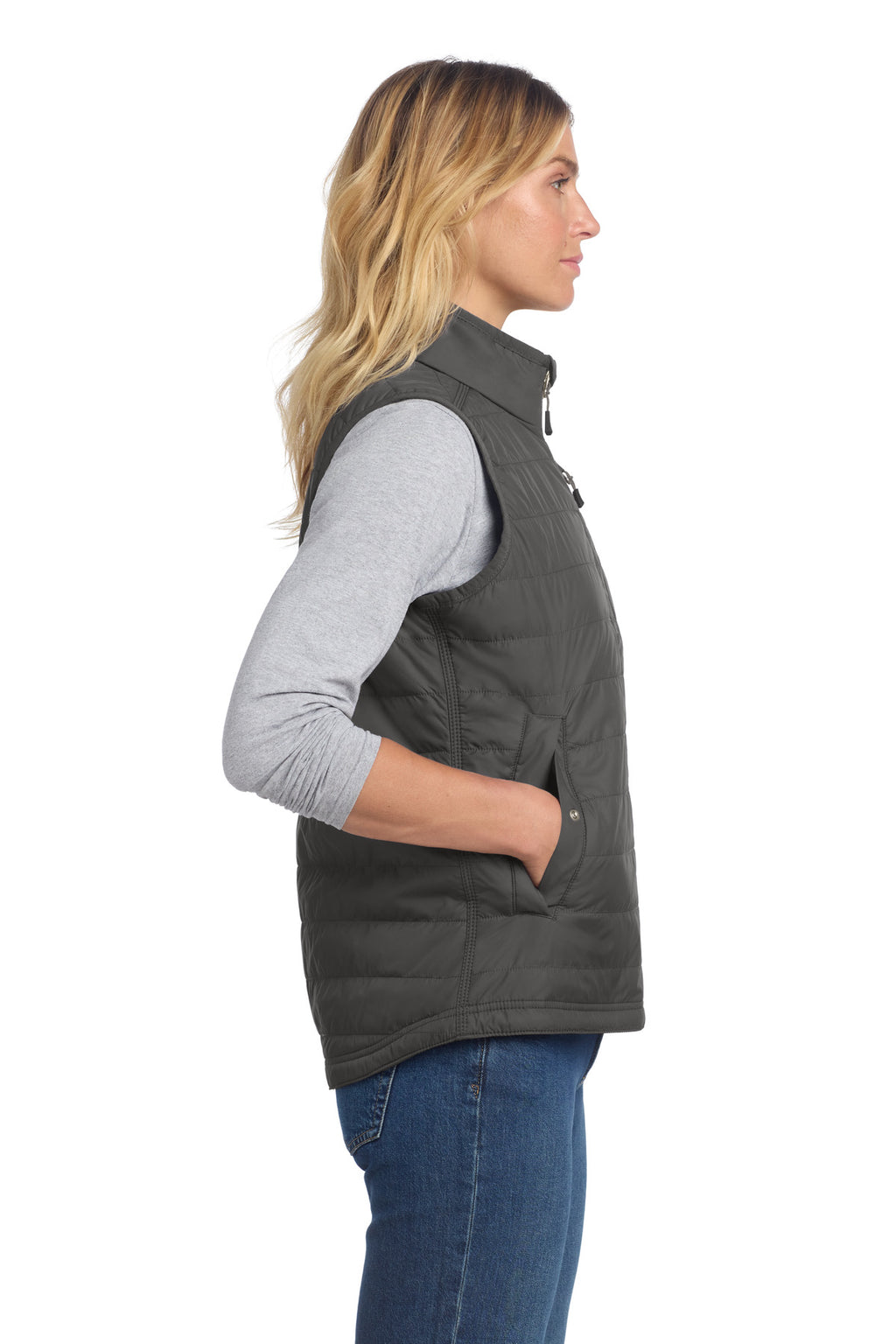Carhartt Women's Gilliam Vest CT104315 - Shadow Grey - side
