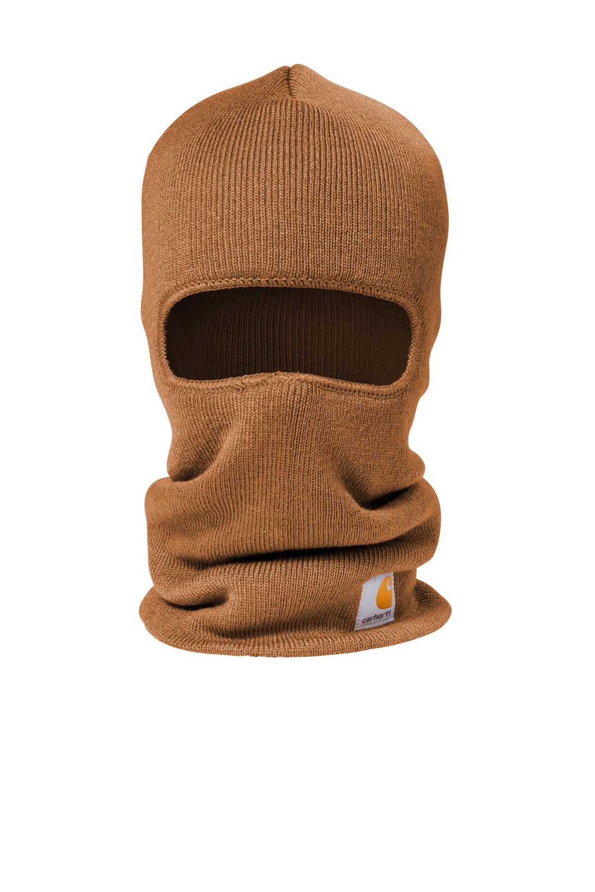 Carhartt Knit Insulated Face Mask CT104485 - Carhartt Brown - front