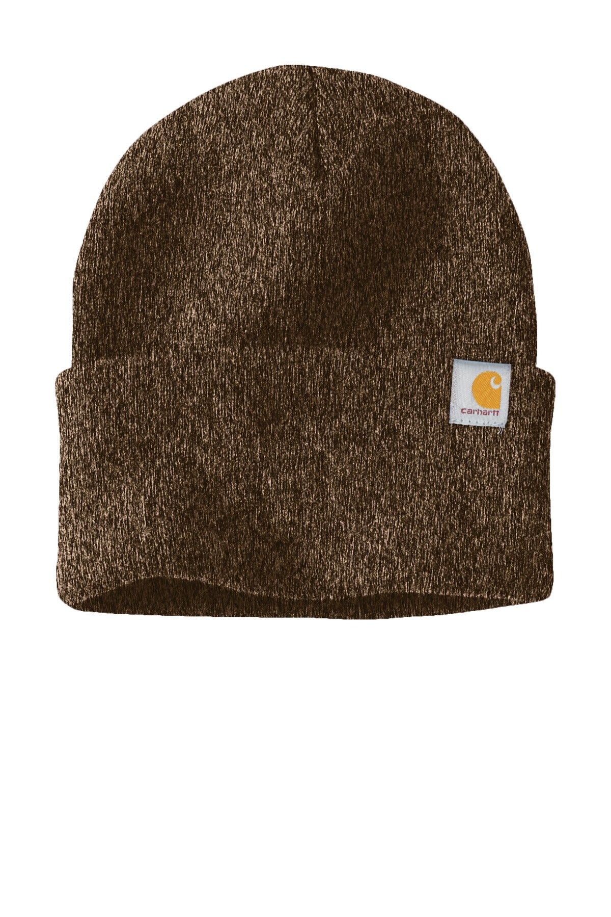 Carhartt Watch Cap 2.0 CT104597 - Dark Brown/ Sandstone - front