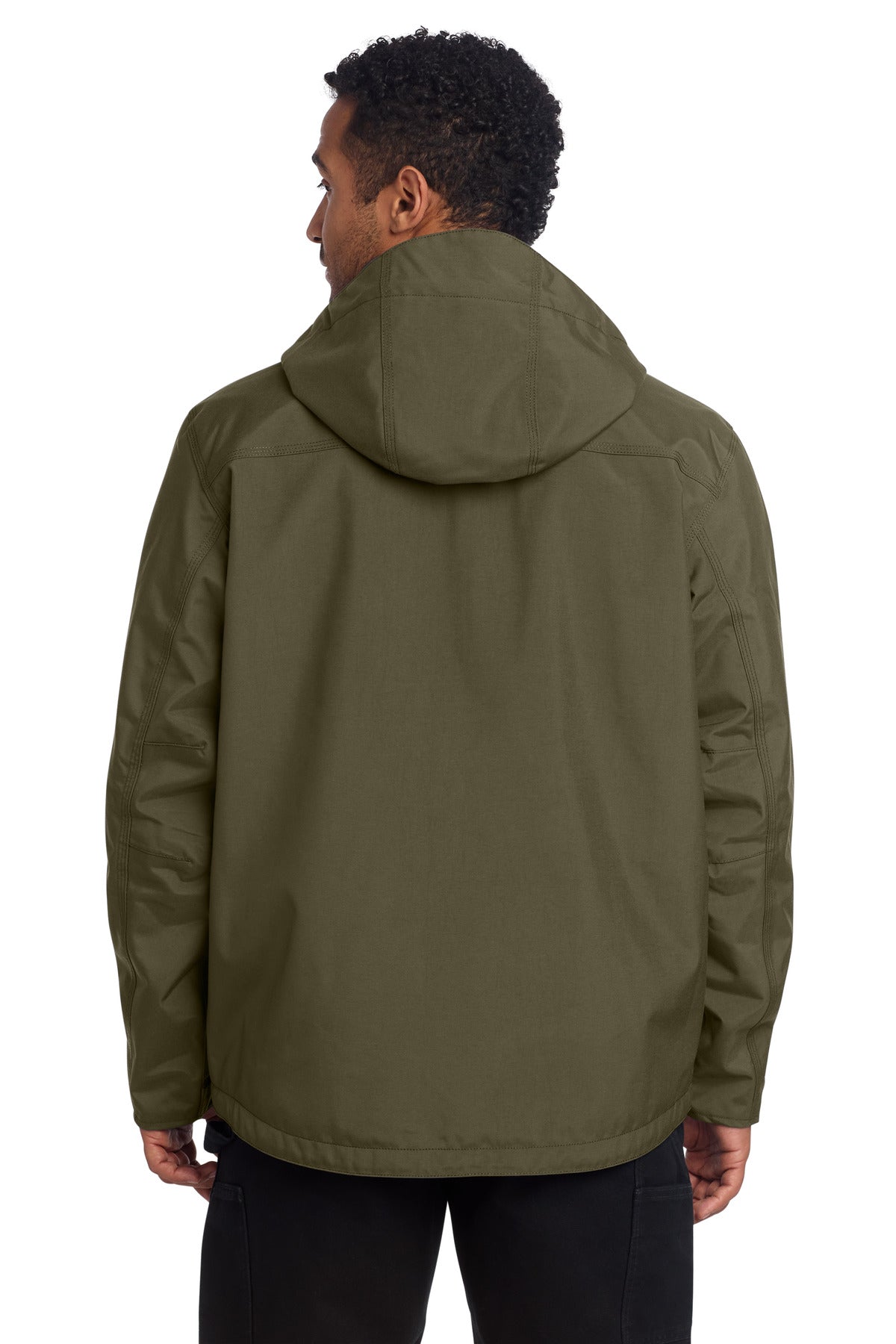 Carhartt Storm Defender Shoreline Jacket CT104670 - Moss - back