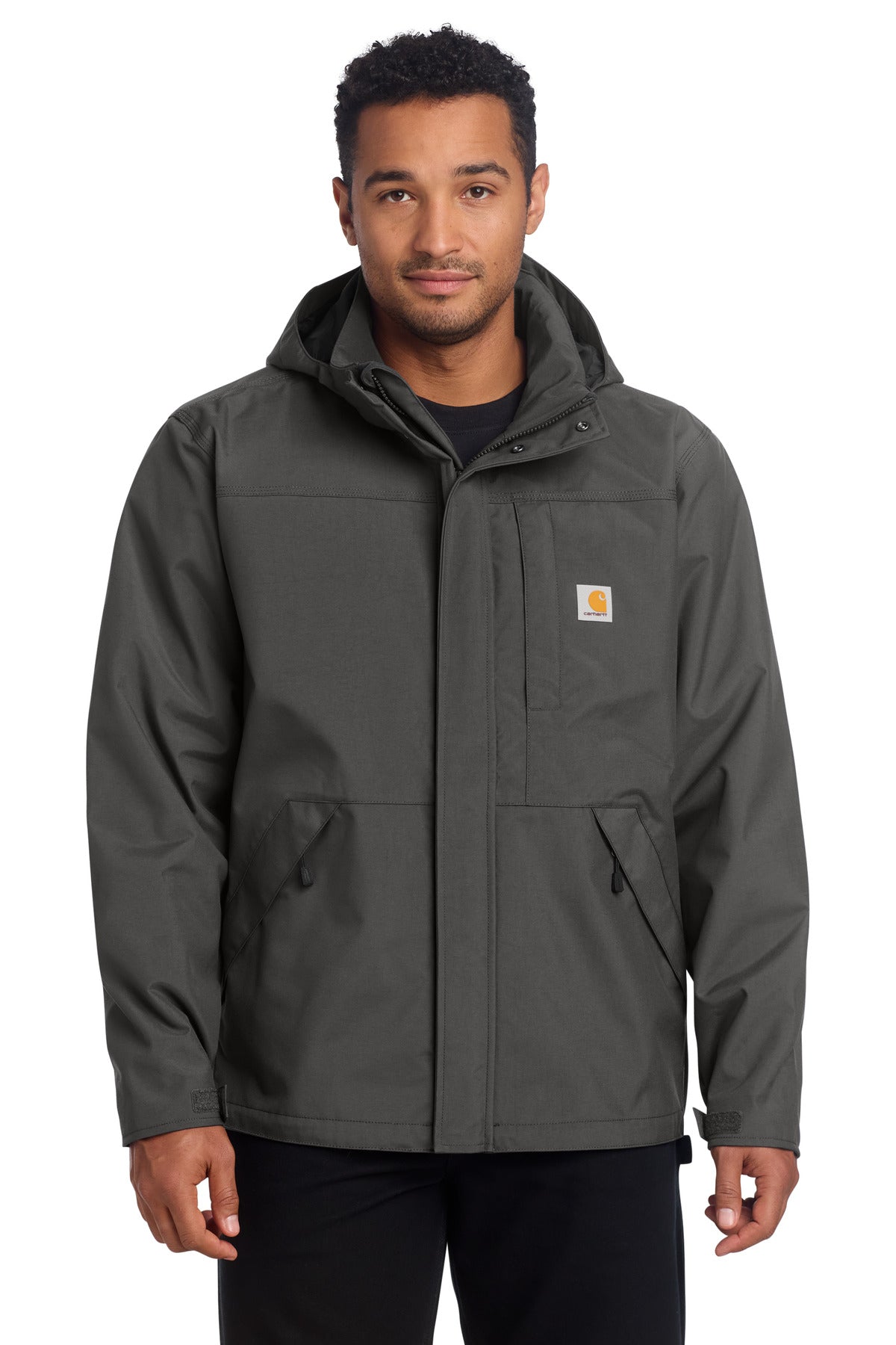 Carhartt Storm Defender Shoreline Jacket CT104670 - Shadow Grey - front