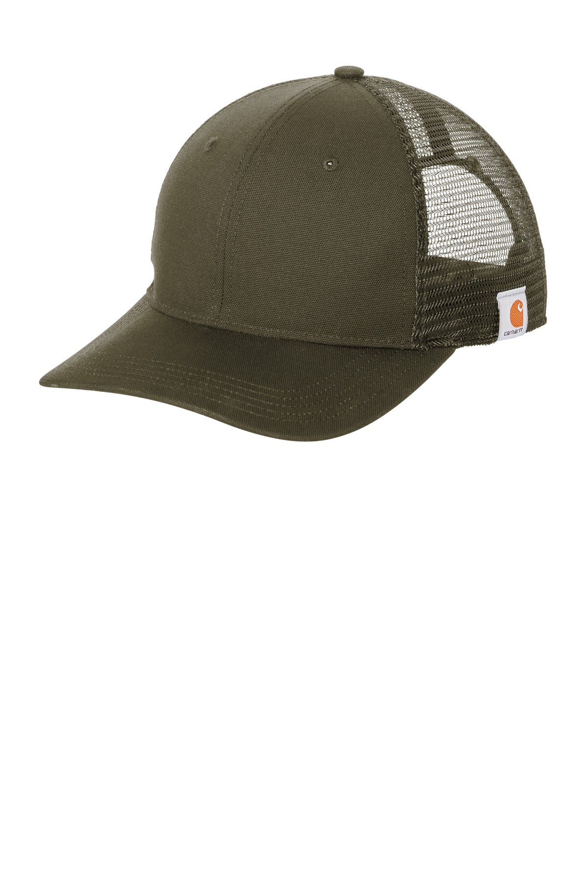 Carhartt Canvas Mesh Back Cap CT105298 - Moss - front