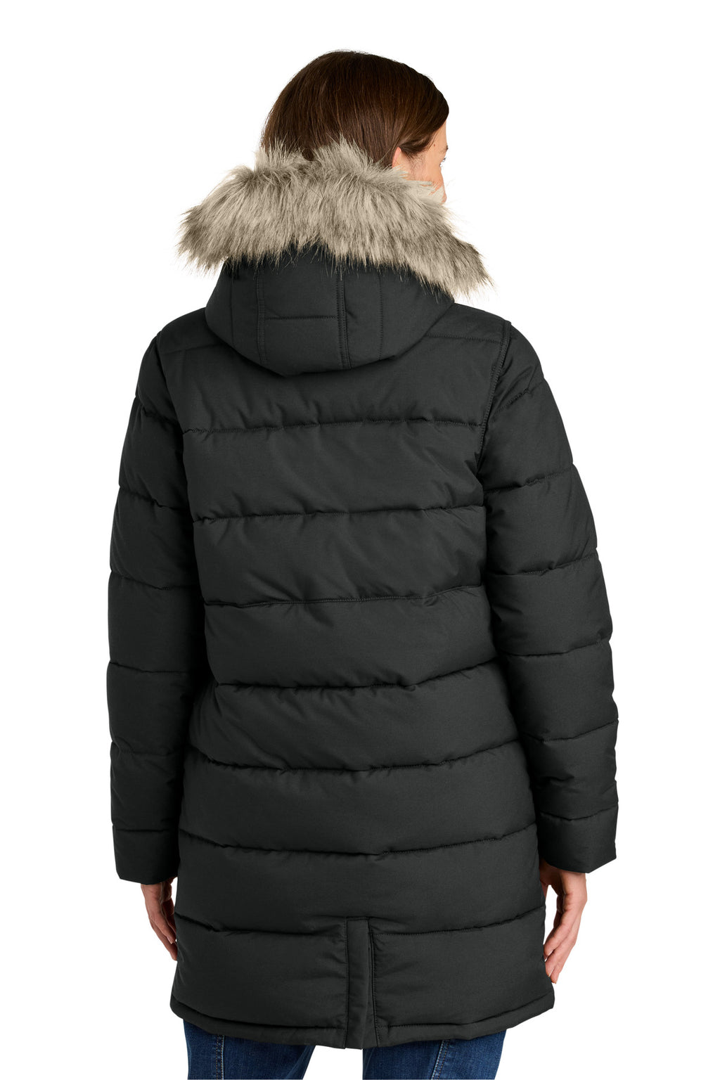 Carhartt Women's Montana Insulated Hooded Coat CT105456 - Black - back